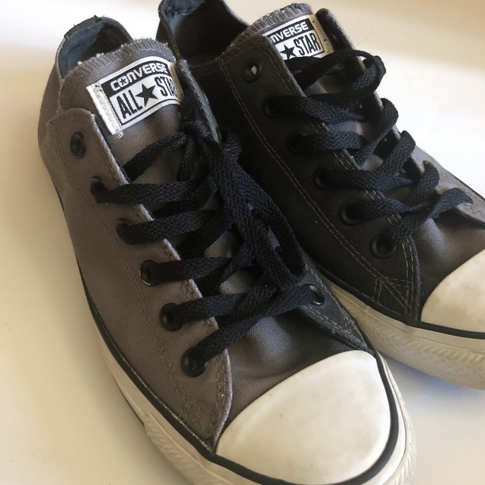 Converse All Star Grey Black Unisex WM 10 Men 8
